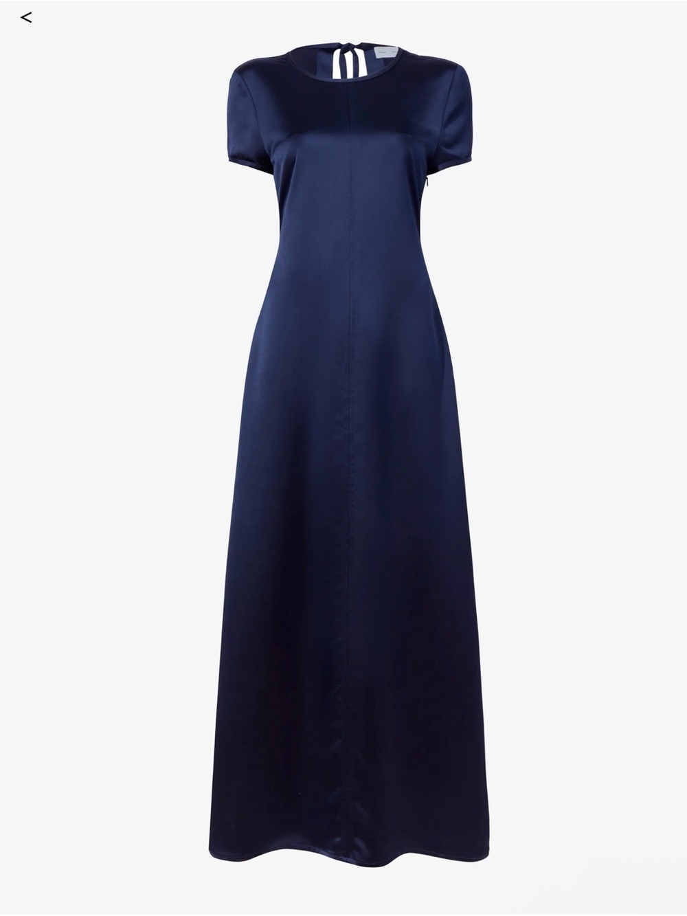 Proenza Schouler Delphine Dress is Satin Navy Blue Size 2 NWT